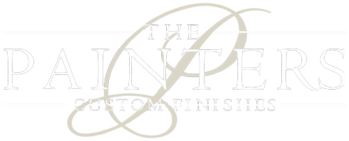 The Painters Custom Finishes Website Logo White